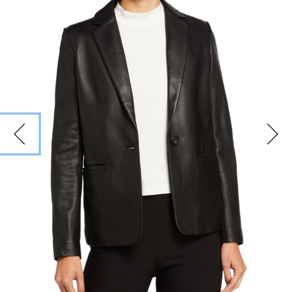 COACH Leather Jacket Size Small